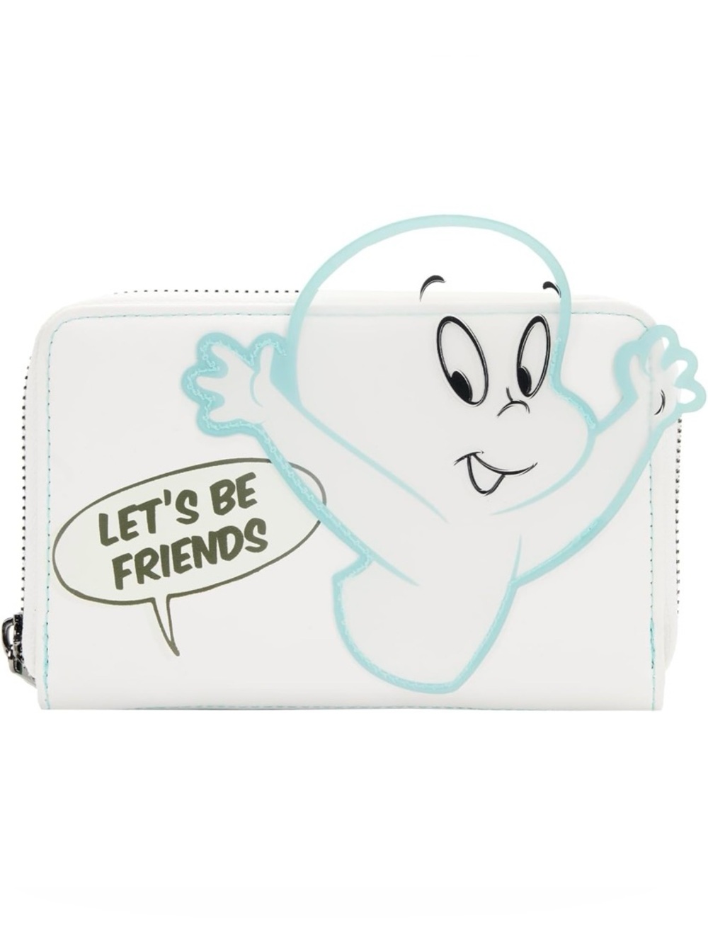Loungefly Universal Casper The Friendly Ghost Lets Be Friends Zip Wallet- NWT